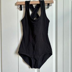 Like new Arq Cleo Leo bodysuit in black size small